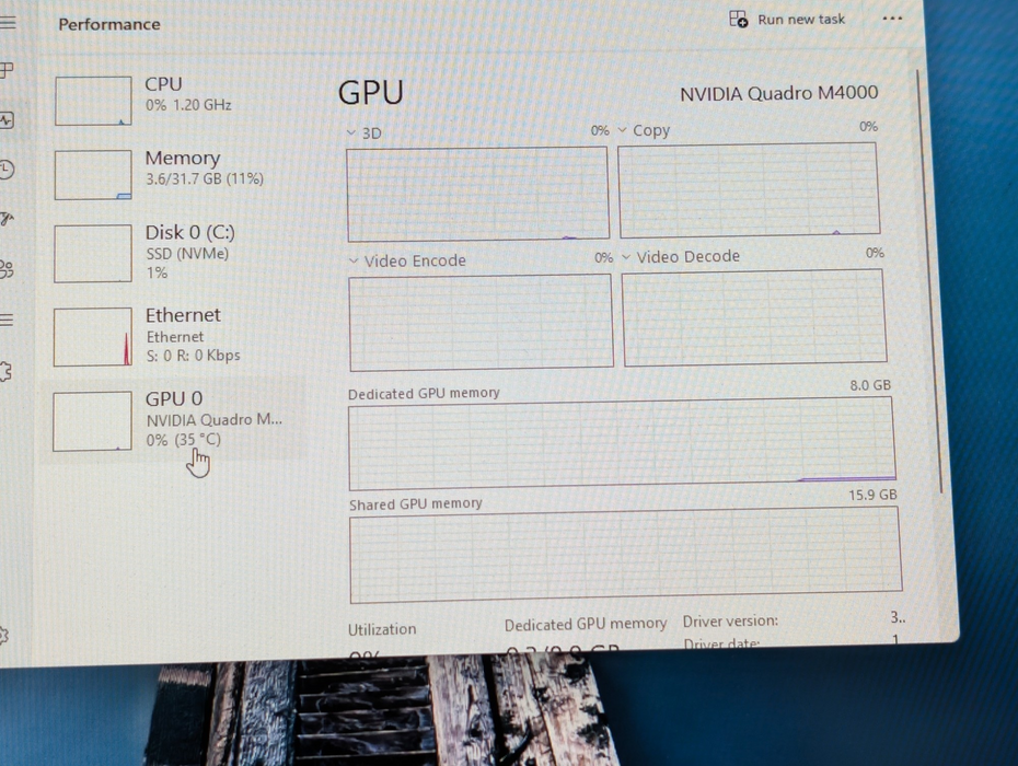 DELL Precision 5820 Core X Intel i9-10940X 32GB RAM Quadro M4000 256GB NVMe SSD