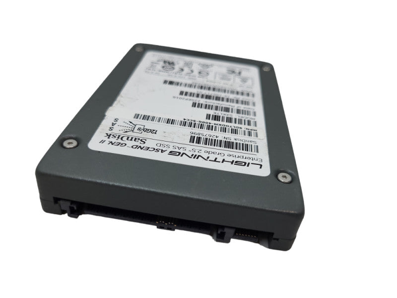 400GB SAS SSD 2.5\\" Lightning Gen II Enterprise Grade  SanDisk LT0400MO 12GBPS 100% Health Q&