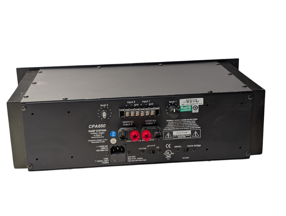 IAMP CPA650 Professional Power Amplifier dual-channel 650 watts