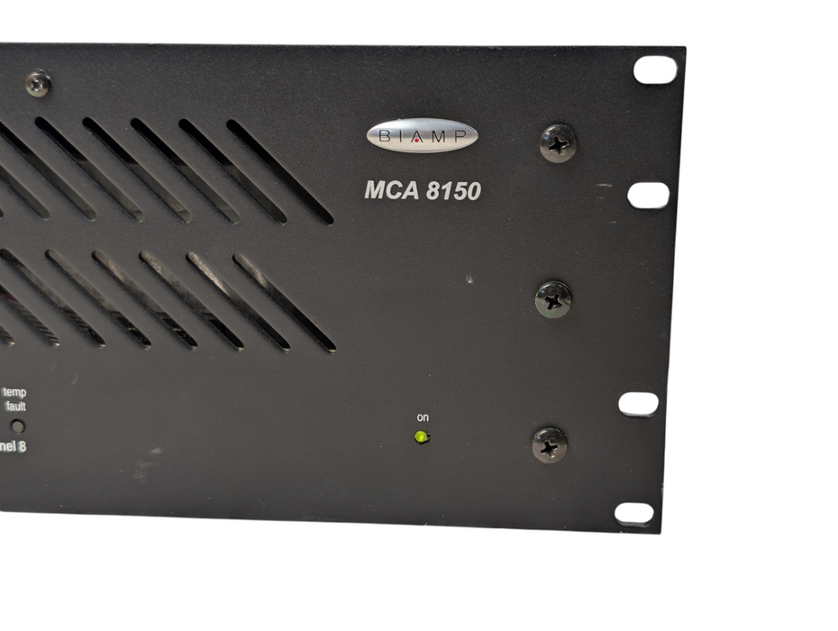 BIAMP MCA 8150 8 Channel Power Audio Amplifier Please READ