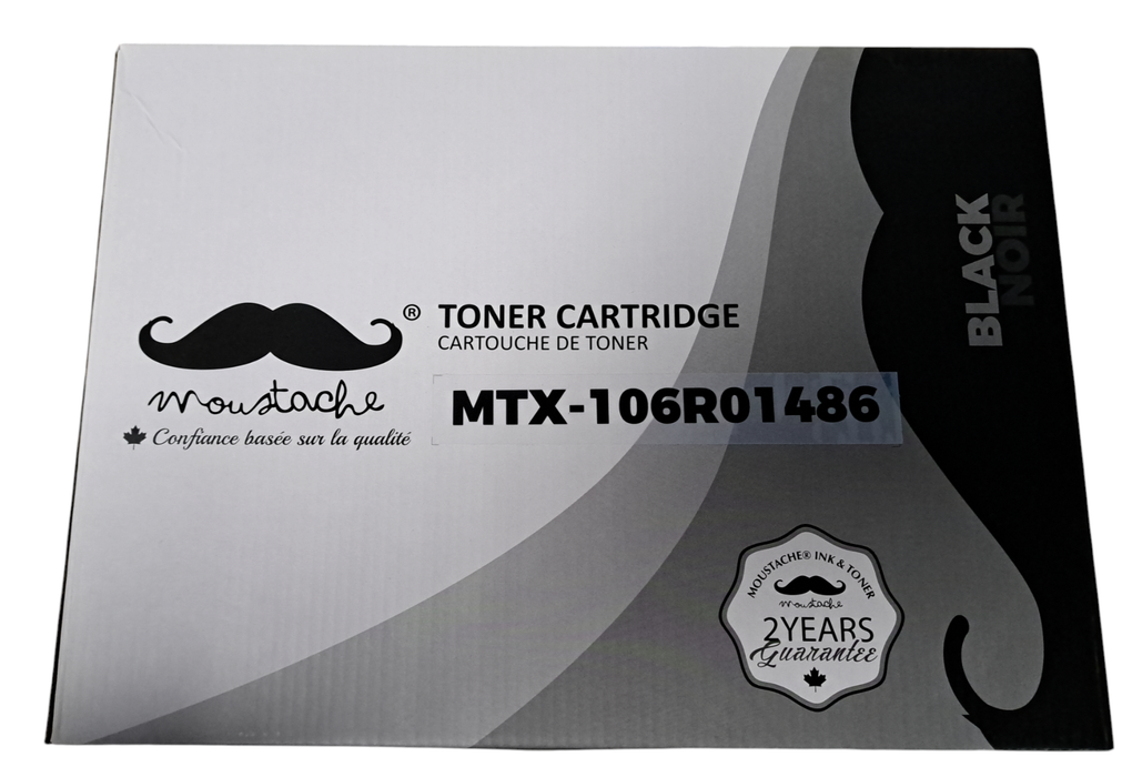 Xerox 106R01486 Compatible Black Toner Cartridge - Moustache