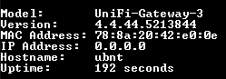 Ubiquiti Networks UniFi USG Security Gateway | Factory Reset