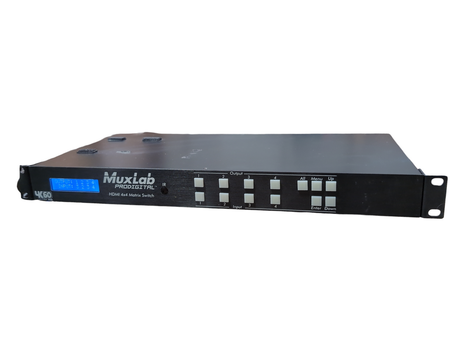 Muxlab HDMI 4x4 4K/60 Matrix Switch, READ