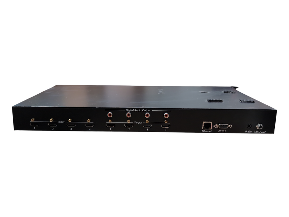 Muxlab HDMI 4x4 4K/60 Matrix Switch, READ