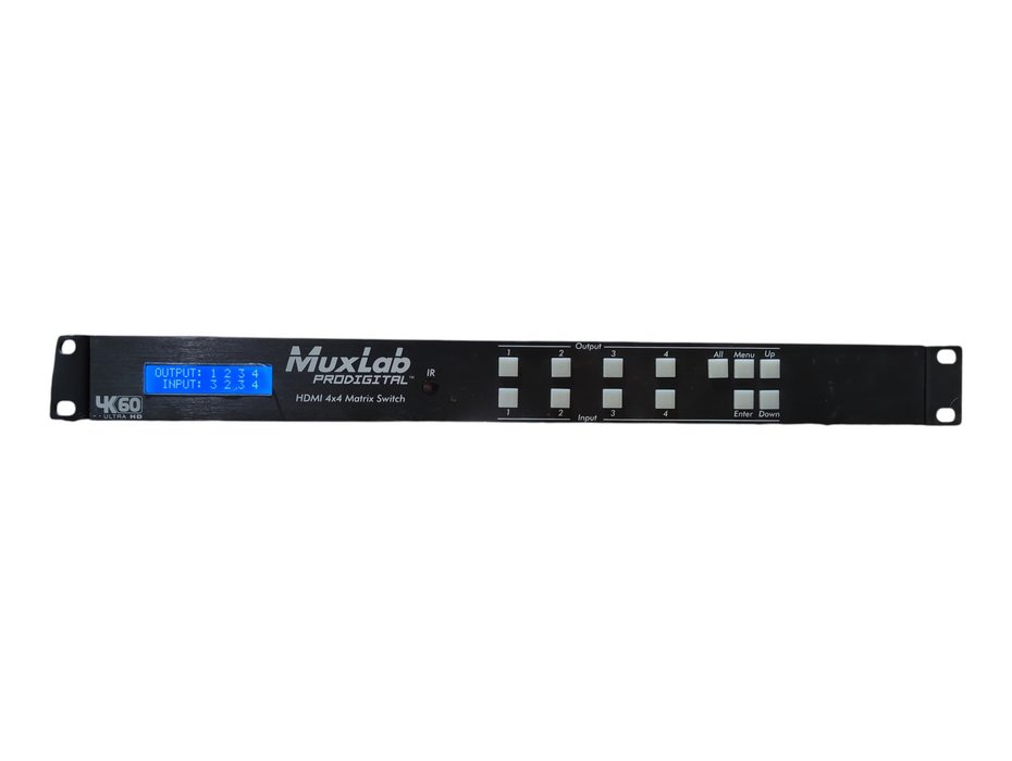 Muxlab HDMI 4x4 4K/60 Matrix Switch, READ
