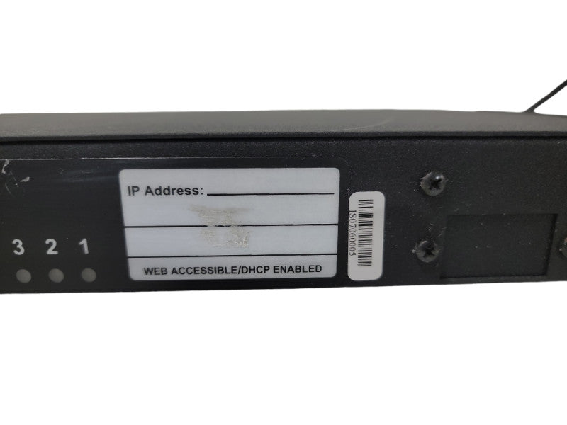 ew in Box. Geist RCURN082-101D15ST 8 port PDU