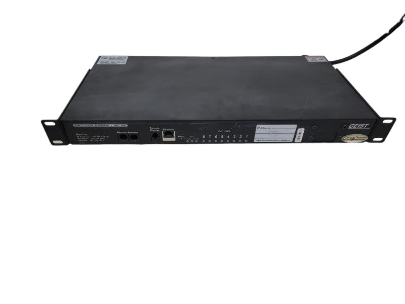 ew in Box. Geist RCURN082-101D15ST 8 port PDU
