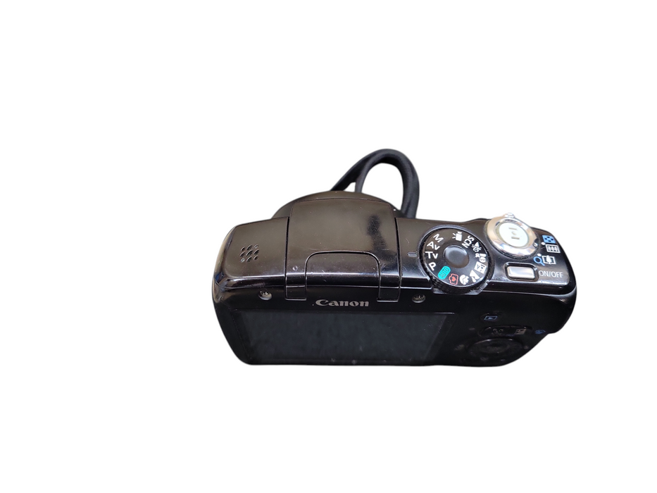 Canon PowerShot SX120 IS 10x Optical Zoom 10MP Black Digital Camera