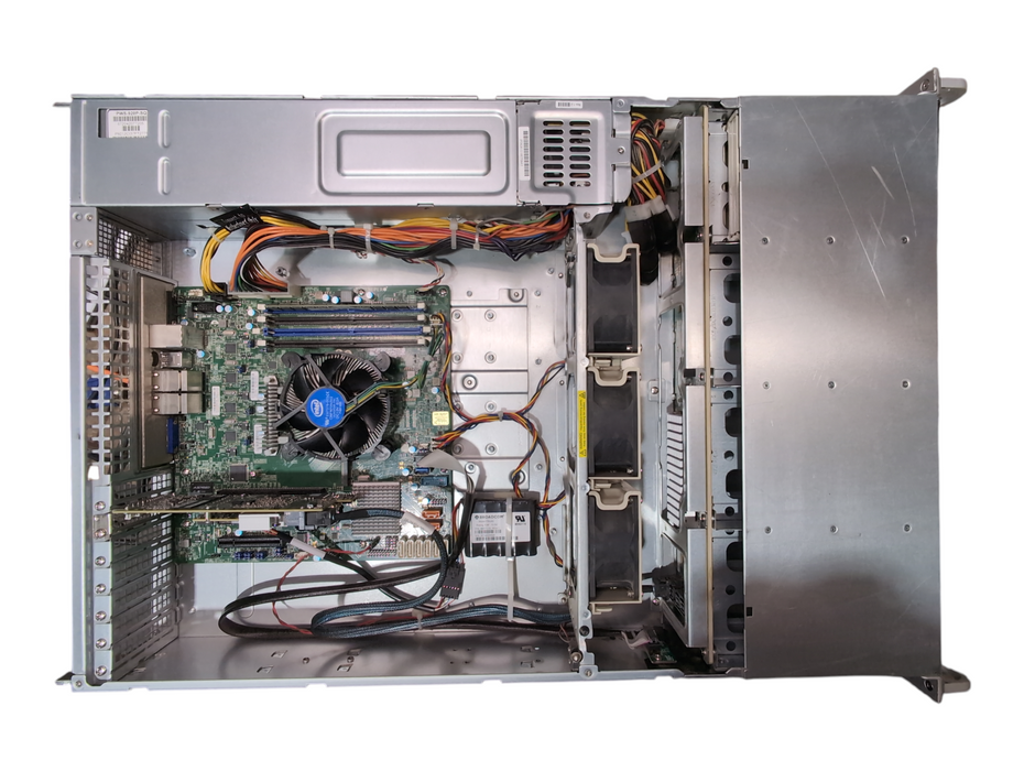 Supermicro CSE-826 1U server, X11SSH-LN4F w/ Xeon E3-1230v5, 16GB DDR4, 9361-4i