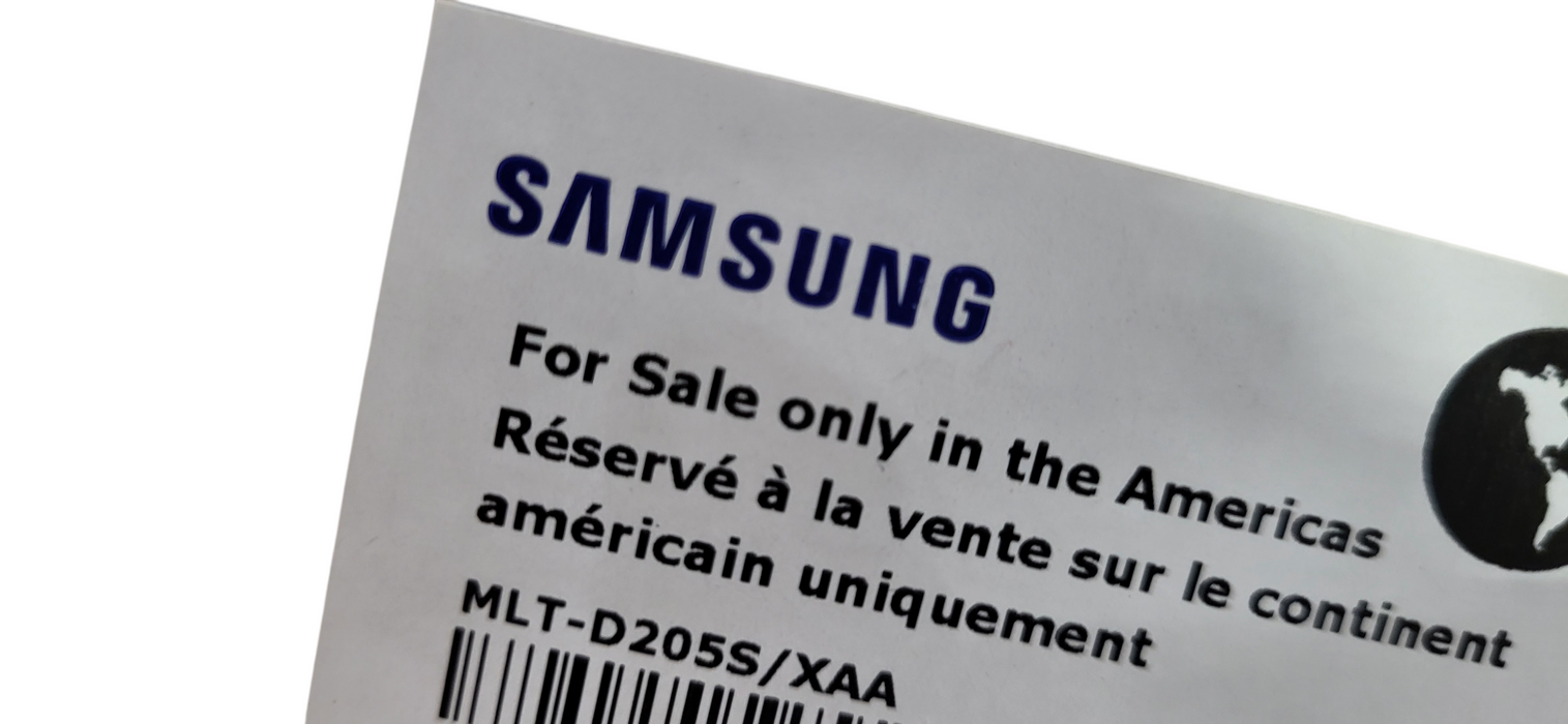 Brand New Genuine  Samsung MLT-D205S Black Toner Cartridge