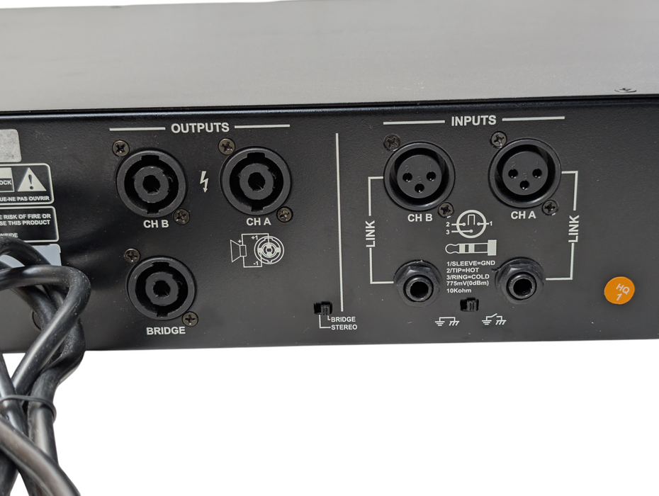 Galaxy Audio G-850 2-channel stereo power amplifier