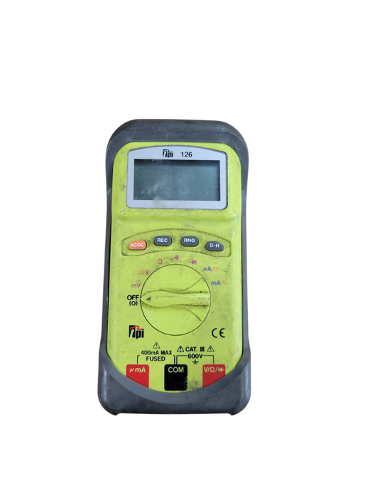 TPI 126 Compact Autoranging Digital Multimeter, 600ACV - No Leads