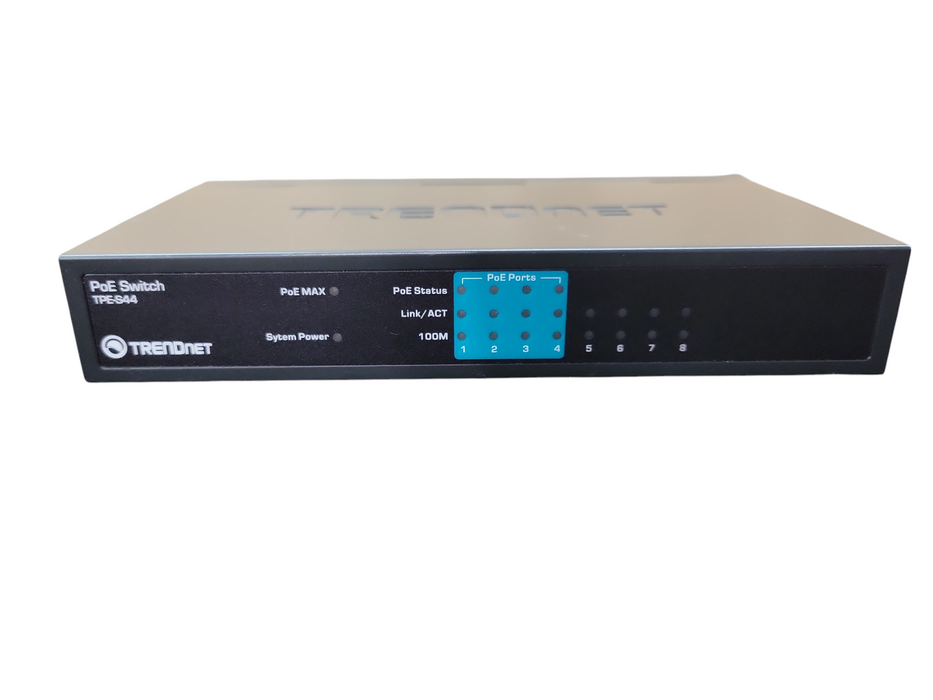 TRENDnet TPE-S44 8-Port Fast PoE Ethernet Switch