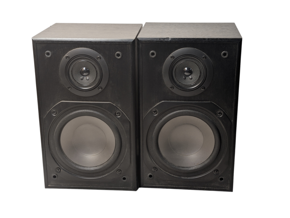 Pair of Pioneer S-H151B-K Small 2 Way Bookshelf Speaker