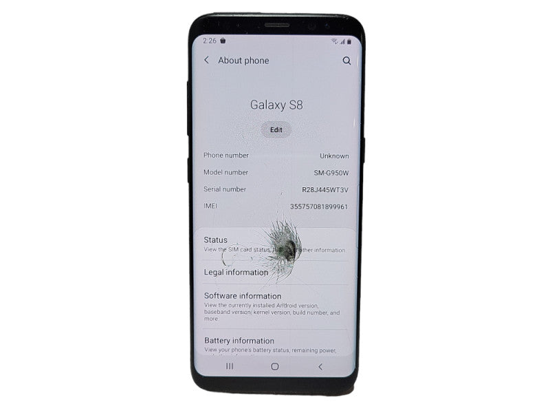 Samsung Galaxy S8 64GB (SM-G950W) - READ $