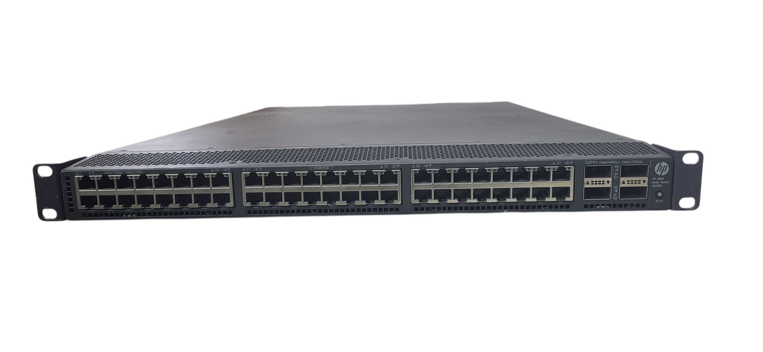 HP 5900AF -48XGT-4QSFP+ (JG336A) 48-Port Switch Dual PSU
