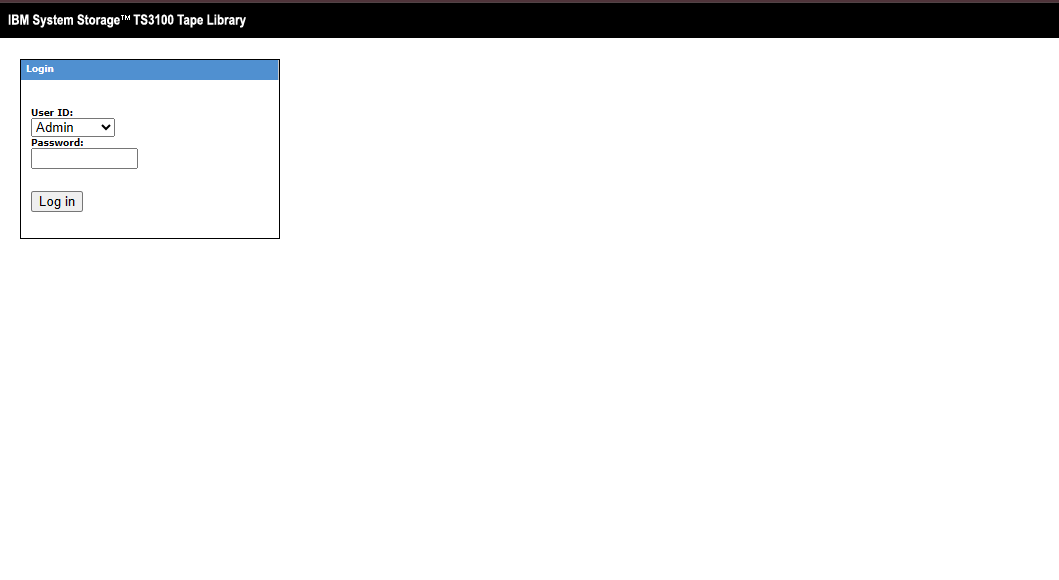 IBM 3573-L2U TS3100 Autoloader Tape Drive Library w/ LTO-4-H & LTO-6-H