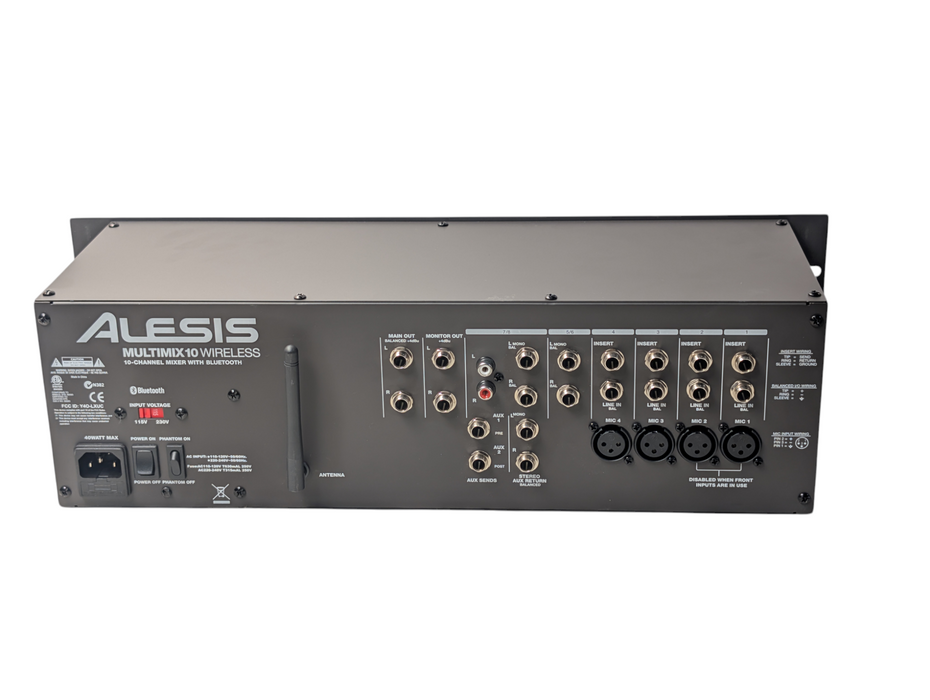 ALESIS Multimix 10 Wireless 10-Channel Mixer with Bluetooth