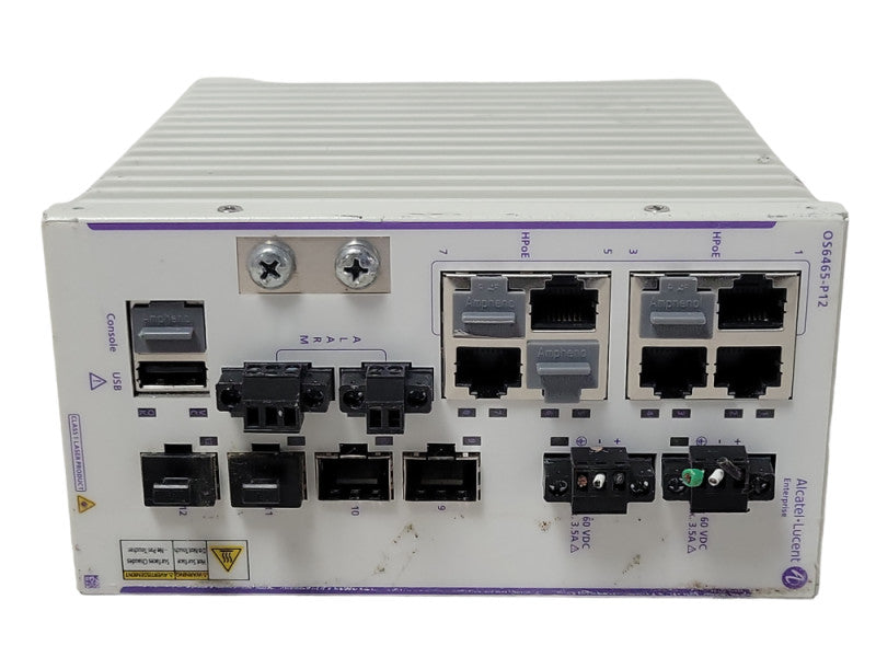 Alcatel-Lucent Enterprise OS6465-P12 Omni Switch, READ _