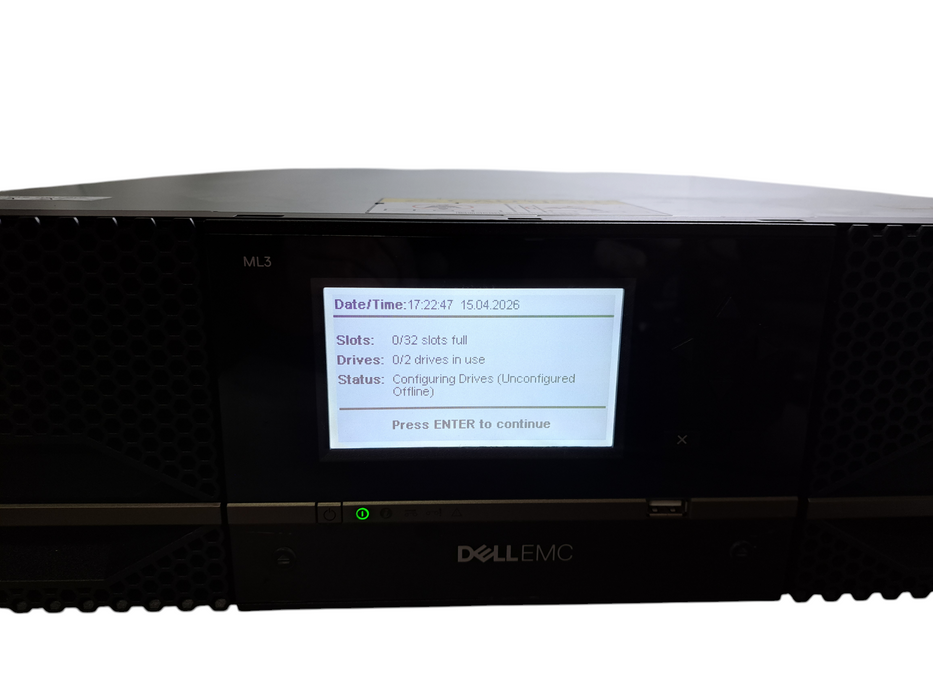 Dell EMC ML3 Automated Tape Library 3555-L3A NO LTO Drives | Dual PSU