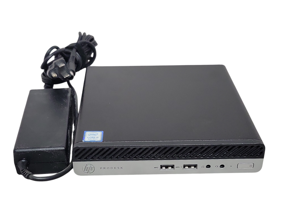 HP ProDesk 400 G5 DM, Core I5-9500T 2.20GHz, 8GB DDR4, 256GB SSD, w/ Power, READ