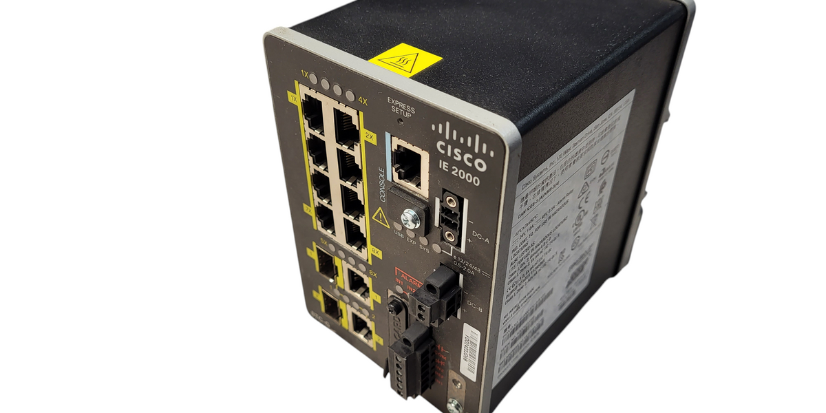 Cisco IE-2000-8TC-G-B Ethernet Industrial Switch 8 Port 10GbE 2x