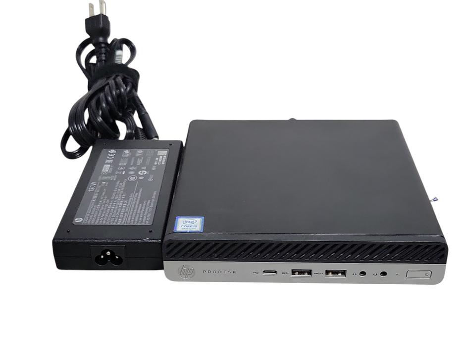 HP ProDesk 600 G5 mini, Core i5-9500T 2.20GHz, 8GB DDR4, 256GB NVMe w/ Power ada