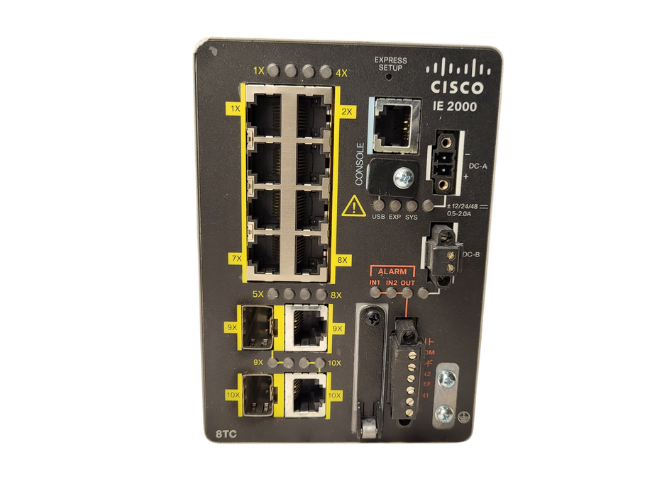 Cisco IE-2000-8TC-B V01 8-Port Industrial Ethernet Switch