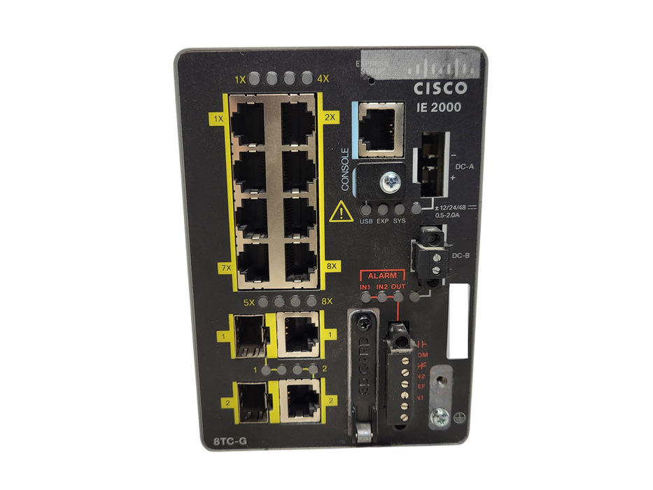 Cisco IE-2000-8TC-G-B Ethernet Industrial Switch 8 Port 10GbE 2x SFP/ RJ45 READ
