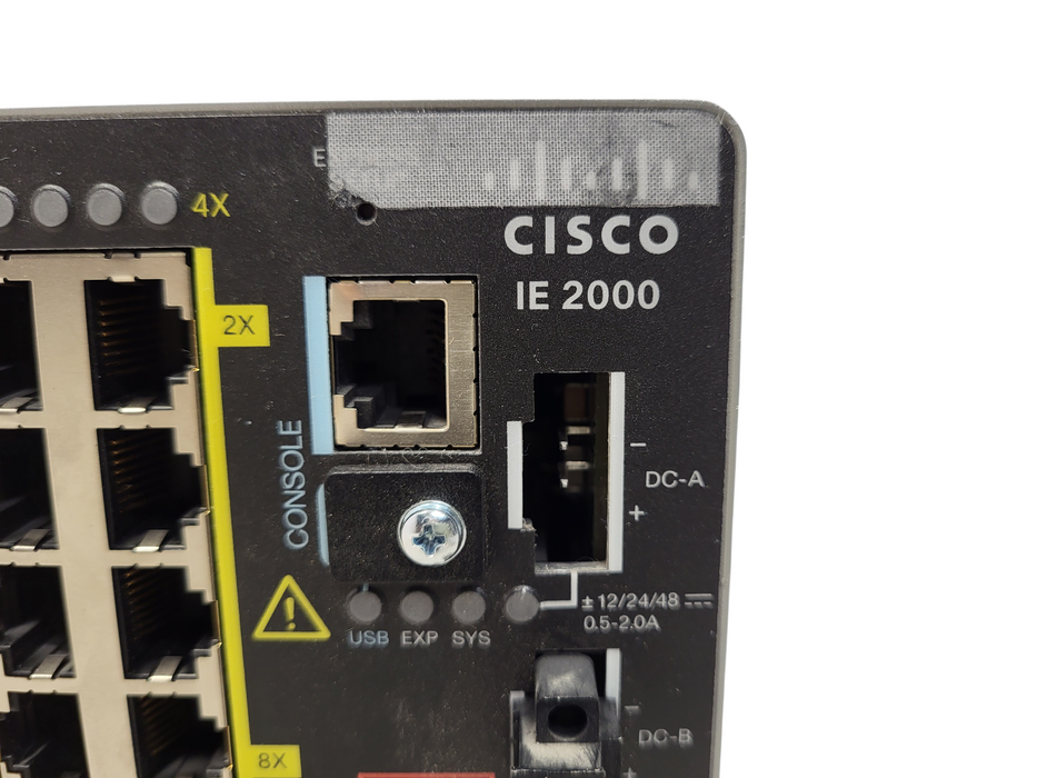 Cisco IE-2000-8TC-G-B Ethernet Industrial Switch 8 Port 10GbE 2x SFP/ RJ45 READ