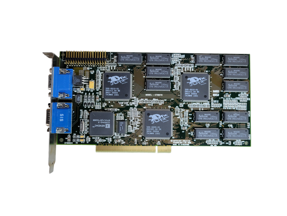3Dfx Voodoo 2 Creative Labs 3D Blaster CT6670 12MB Display Adapter