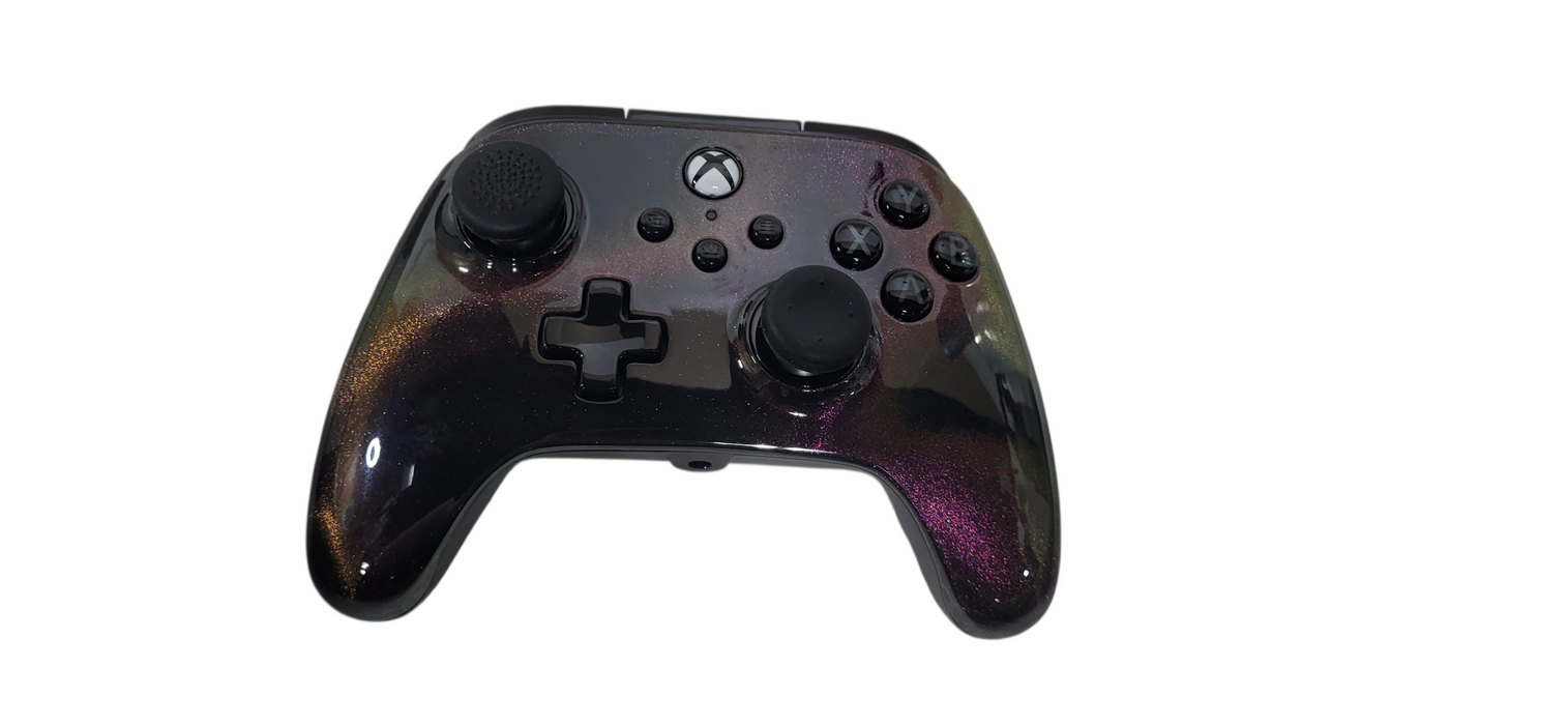 Set of 2x PowerA XBGPADWI Advantage Wired Controller Sparkle W/ Case