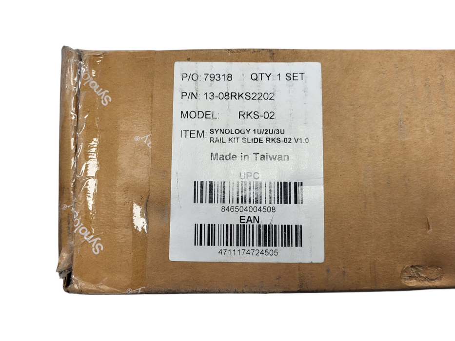 Open box Synology Sliding Rack Rail Kit for Rackmount Servers RKS-02