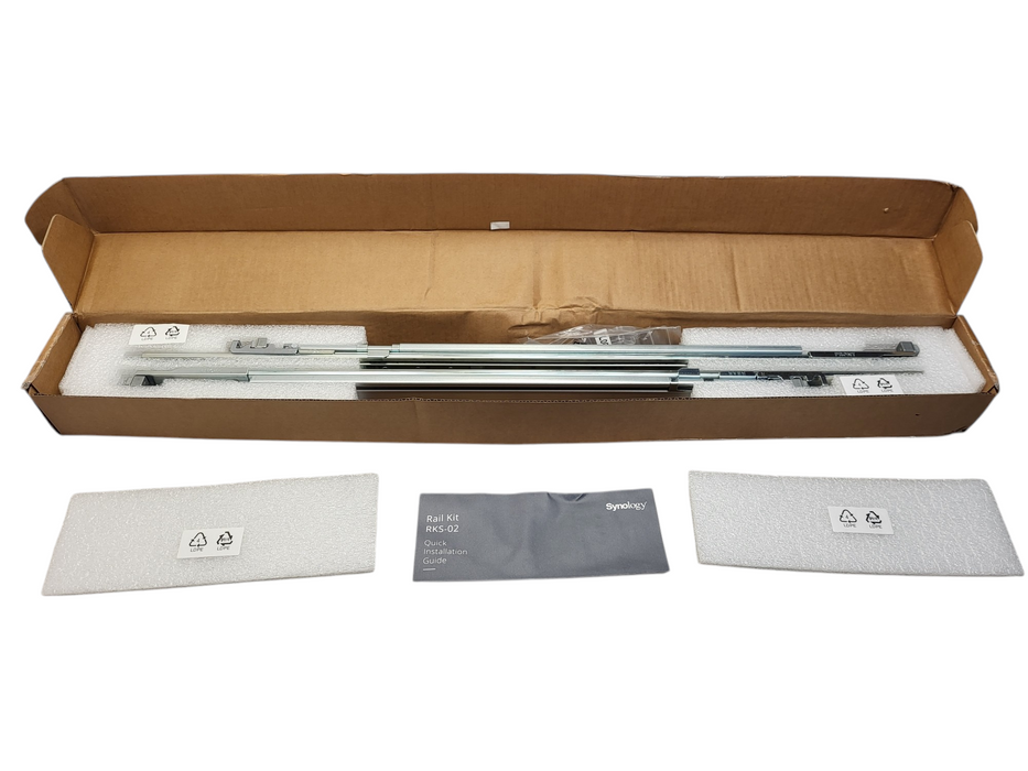 Open box Synology Sliding Rack Rail Kit for Rackmount Servers RKS-02