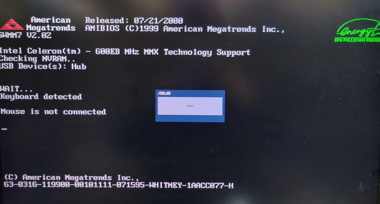 Packard Bell - Intel Celeron 600EB 64MB RAM NO HDD