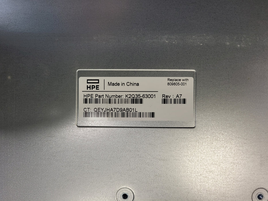 HP 3PAR STORESERV 8200 Array Dual Controller K2Q35-63001.