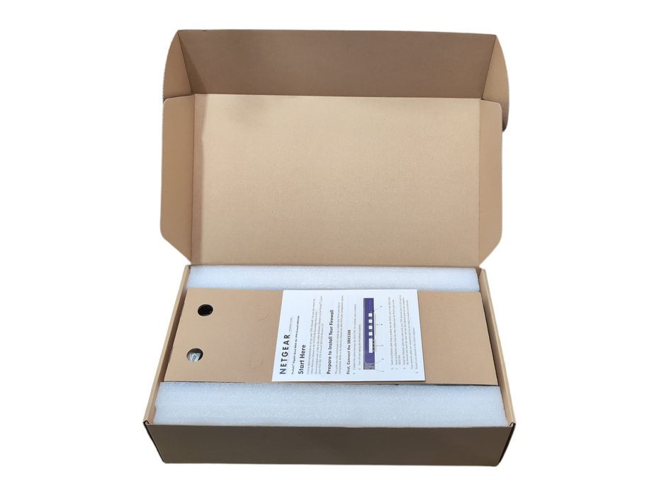 NETGEAR SRX5308 Prosafe Gigabit Quad WAN SSL VPN Firewall With Power Cable