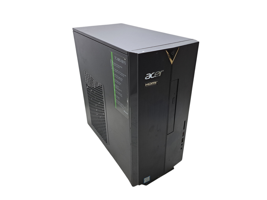 Acer Aspire TC-885 Tower | Intel Core i5-9400, 8GB DDR4, 256GB NVMe