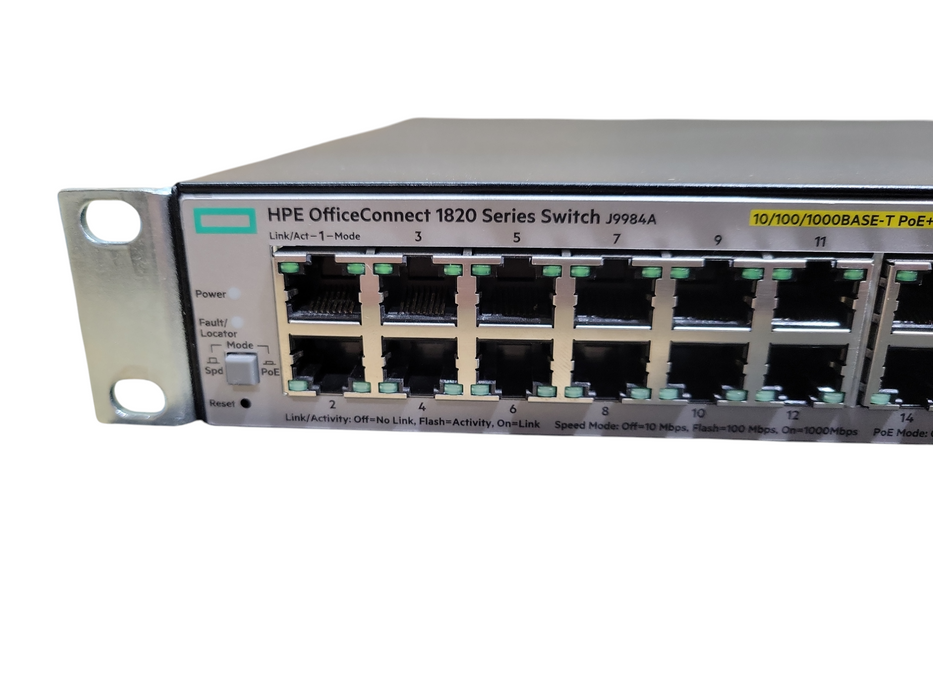 HPE OfficeConnect 48-port PoE+ Gigabit Network Switch J9984A