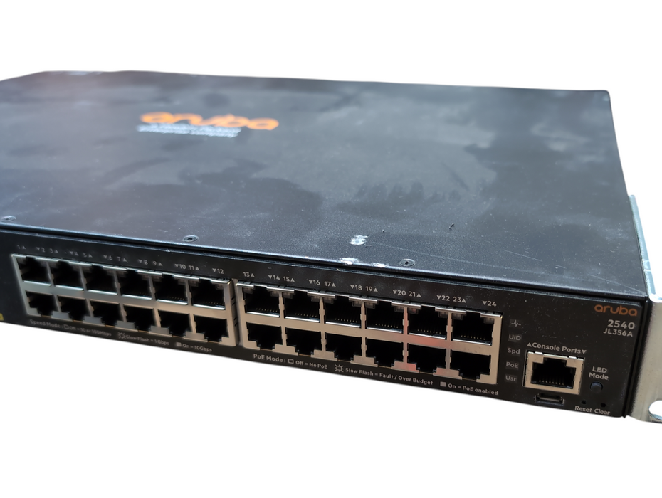 HPE Aruba 2540 24x-1GbE PoE+ 4x-1/10GbE SFP+ Network Switch JL356A
