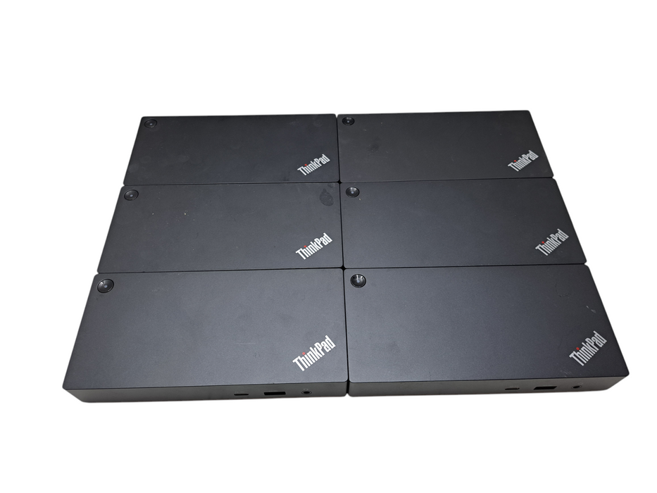 Lot of 6x Lenovo ThinkPad Universal USB-C Dock LDA-KP (Dock ONLY)