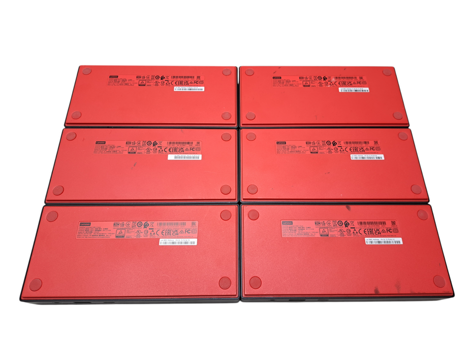 Lot of 6x Lenovo ThinkPad Universal USB-C Dock LDA-KP (Dock ONLY)