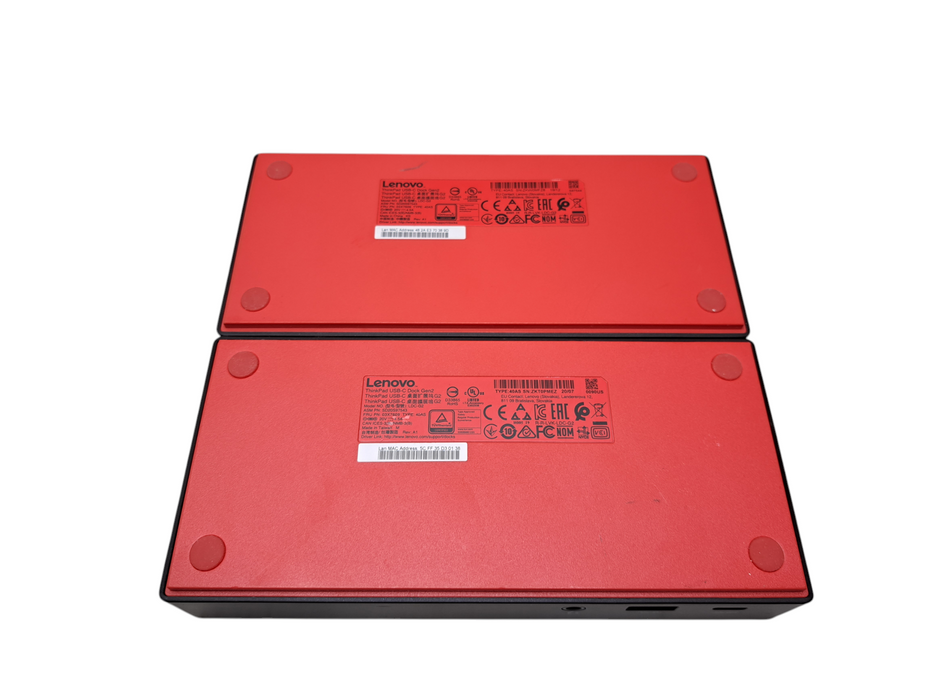 Lot of 2x Lenovo ThinkPad USB-C Dock Gen2 Docking Station LDC-G2 | DOCK ONLY