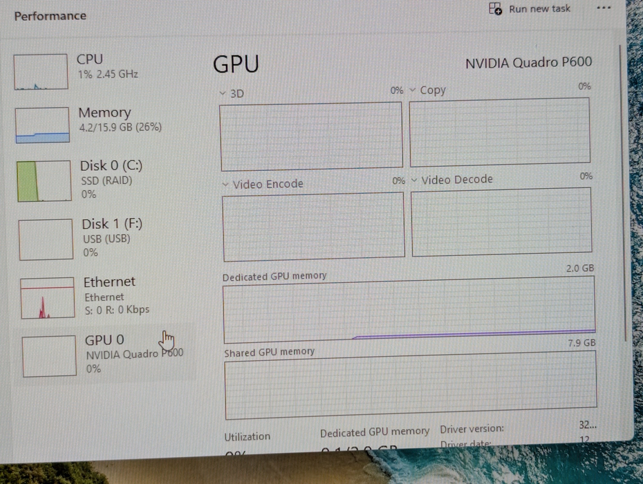 DELL Precision 3630 Tower Intel Xeon E-2136 16GB RAM 256GB NVMe SSD