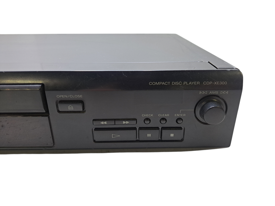 Sony CDP-XE300 CD Player with High Density Linear Converter | No Remote