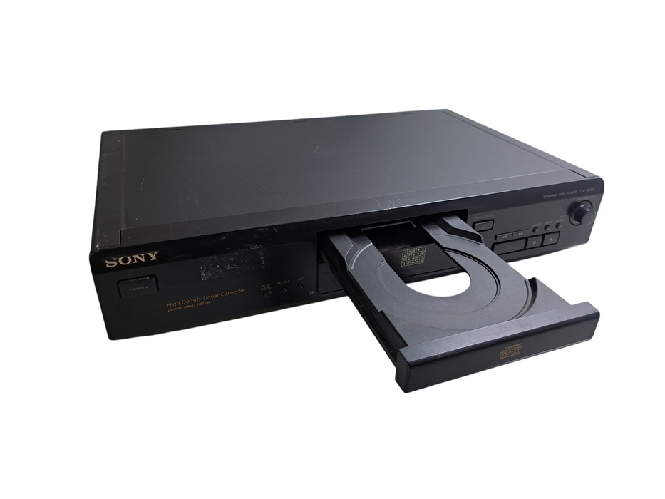 Sony CDP-XE300 CD Player with High Density Linear Converter | No Remote