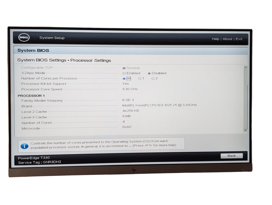 DELL PowerEdge T330 Intel Xeon E3-1225 v5 16GB RAM