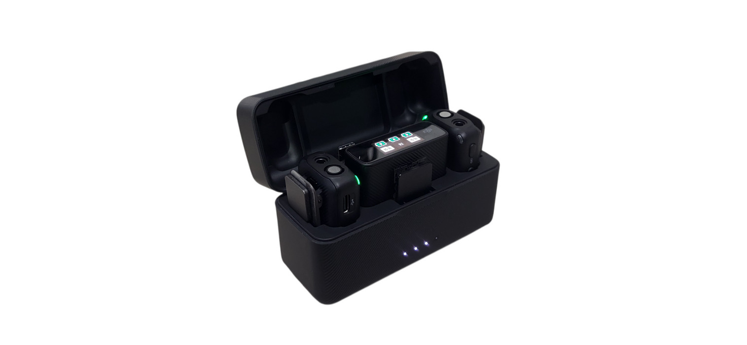 DJI Mic Set ASB01 Case + 2x AST01 Transmitters + ASR01 Receiver Kit
