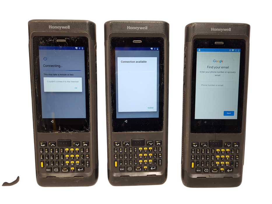 Lot of 6x HONEYWELL CN80L1N DOLPHIN CN80 MOBILE COMPUTER BARCODE SCANNER READ