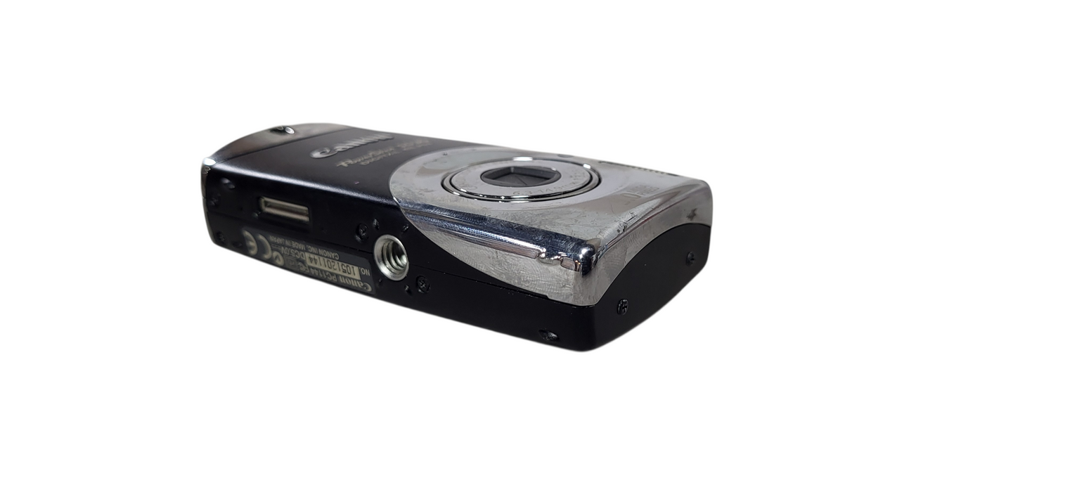 Canon PowerShot Black SD30 5MP Digital Elph Camera W/ Battery